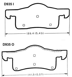 Bremsklötze Hinten - Brakepads Rear  Ford Truck 03-06